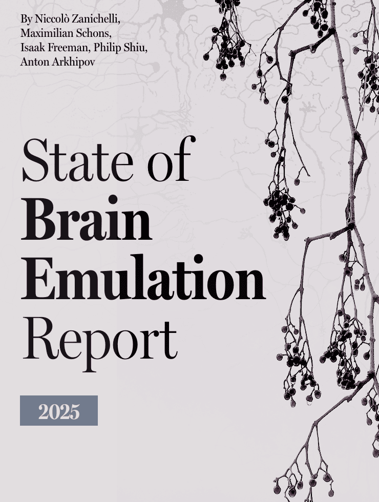 State of Brain Emulation Report 2025 Cover